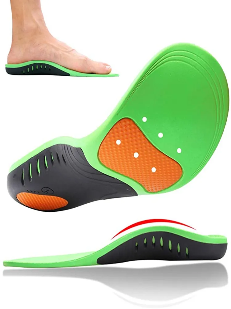 High Arch Support Insoles Orthopedic Shoes Sole For Feet Arch Pad Relieve Plantar Fasciitis Pain Flat Foot Sports Shoes Insert